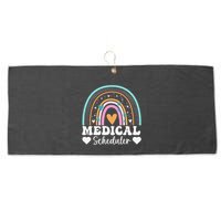Funny Assistant Scheduler Application Day Medical Scheduler Large Microfiber Waffle Golf Towel
