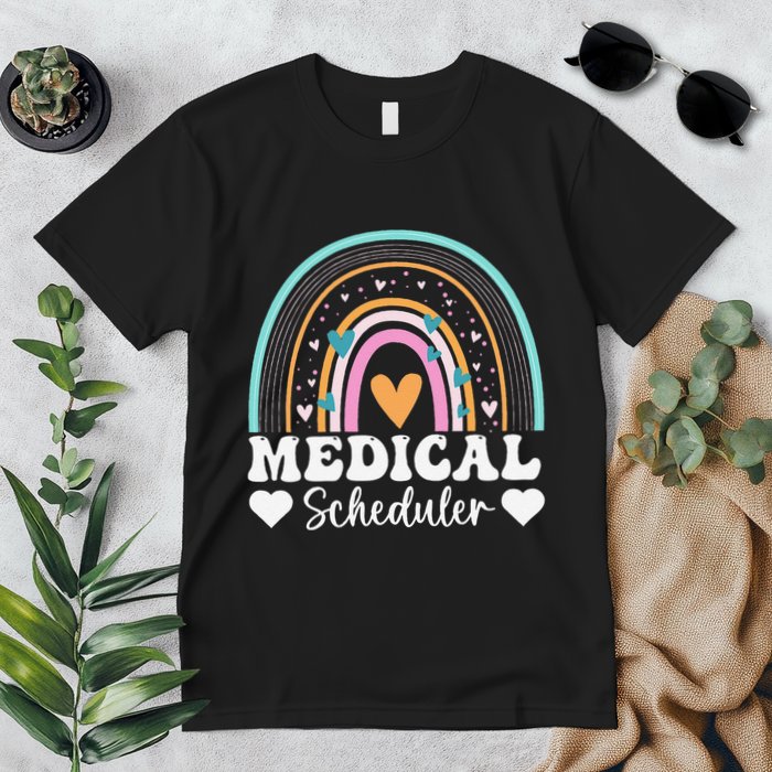 Funny Assistant Scheduler Application Day Medical Scheduler Premium T-Shirt