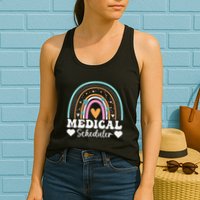 Funny Assistant Scheduler Application Day Medical Scheduler Womens Tank Top