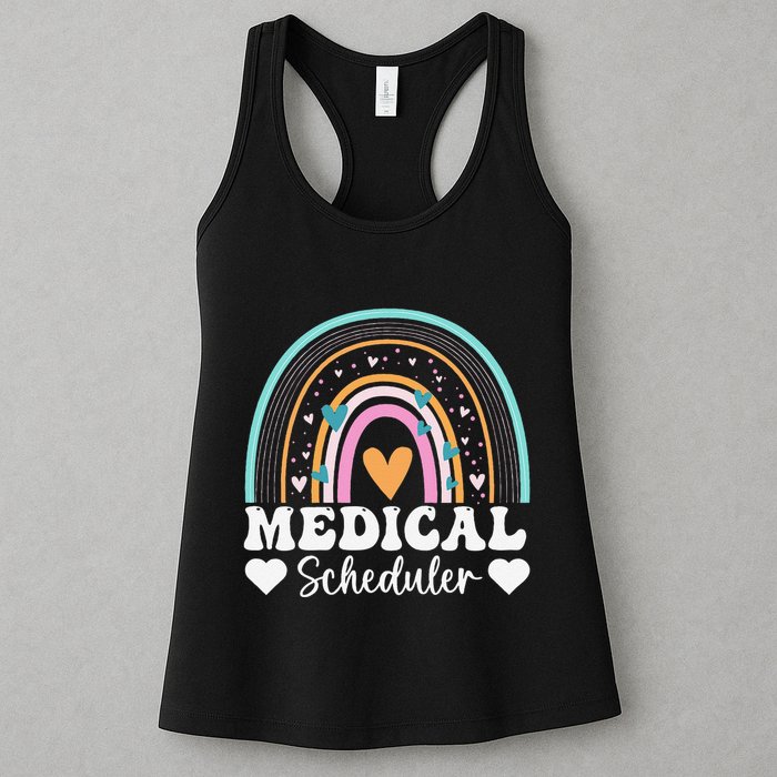 Funny Assistant Scheduler Application Day Medical Scheduler Womens Tank Top