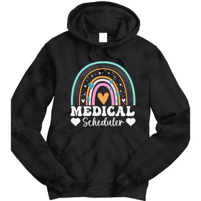 Funny Assistant Scheduler Application Day Medical Scheduler Tie Dye Hoodie