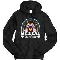 Funny Assistant Scheduler Application Day Medical Scheduler Tie Dye Hoodie