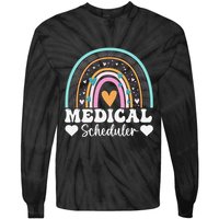 Funny Assistant Scheduler Application Day Medical Scheduler Tie-Dye Long Sleeve Shirt