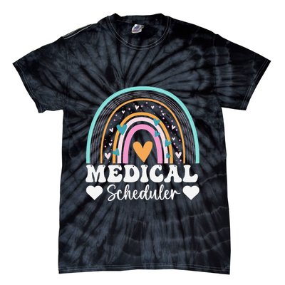 Funny Assistant Scheduler Application Day Medical Scheduler Tie-Dye T-Shirt