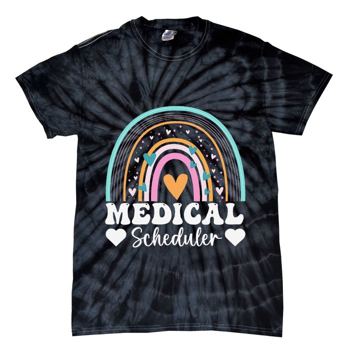 Funny Assistant Scheduler Application Day Medical Scheduler Tie-Dye T-Shirt