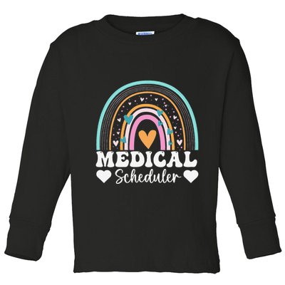 Funny Assistant Scheduler Application Day Medical Scheduler Toddler Long Sleeve Shirt