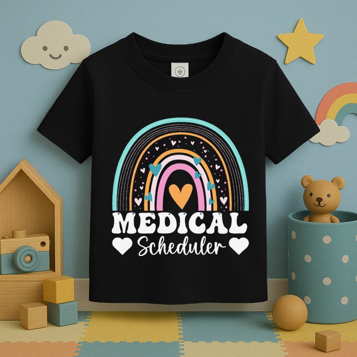 Funny Assistant Scheduler Application Day Medical Scheduler Toddler T-Shirt