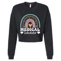 Funny Assistant Scheduler Application Day Medical Scheduler Cropped Pullover Crew