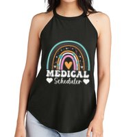 Funny Assistant Scheduler Application Day Medical Scheduler Women's Perfect Tri Rocker Tank