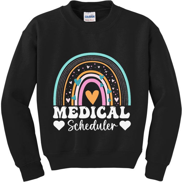Funny Assistant Scheduler Application Day Medical Scheduler Kids Sweatshirt