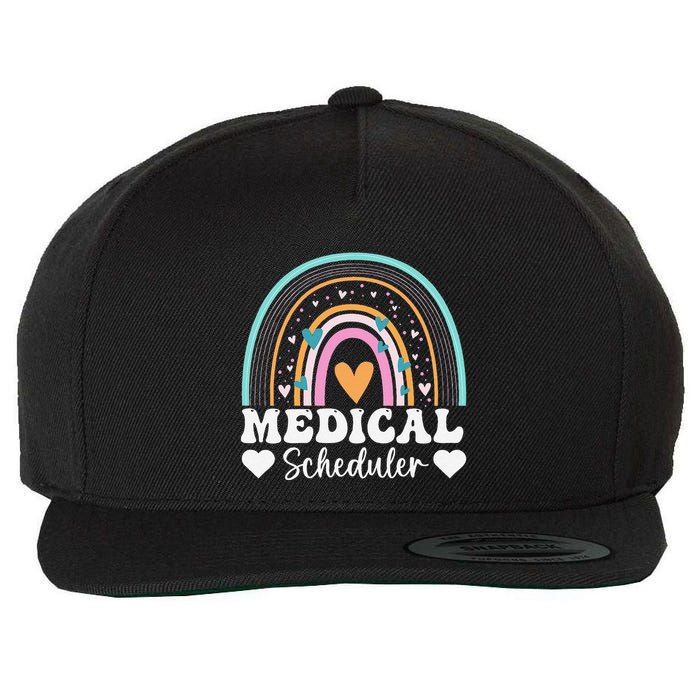 Funny Assistant Scheduler Application Day Medical Scheduler Wool Snapback Cap