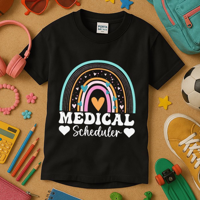 Funny Assistant Scheduler Application Day Medical Scheduler Kids T-Shirt