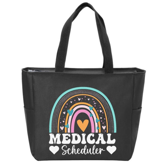 Funny Assistant Scheduler Application Day Medical Scheduler Zip Tote Bag