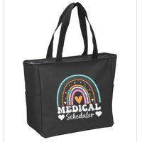 Funny Assistant Scheduler Application Day Medical Scheduler Zip Tote Bag