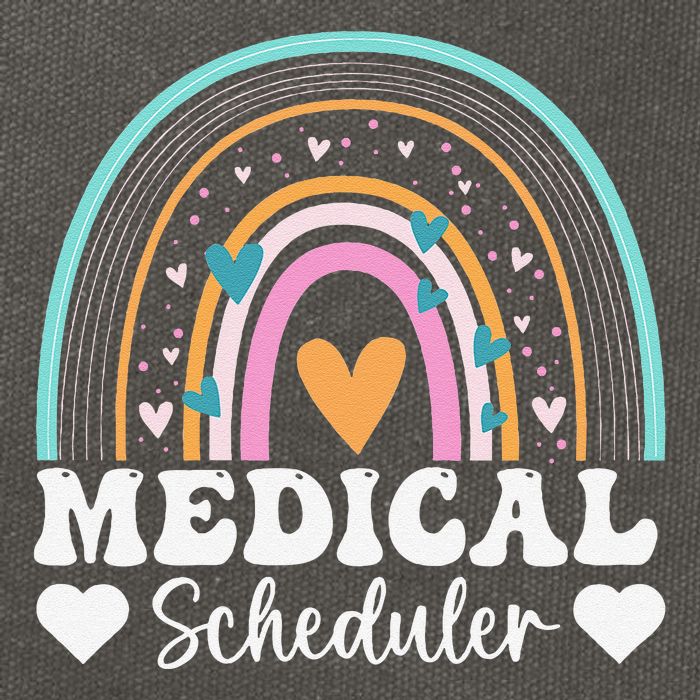 Funny Assistant Scheduler Application Day Medical Scheduler Cotton Canvas Backpack