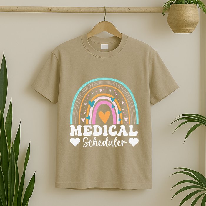 Funny Assistant Scheduler Application Day Medical Scheduler T-Shirt