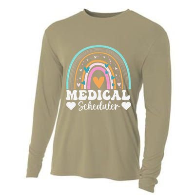 Funny Assistant Scheduler Application Day Medical Scheduler Cooling Performance Long Sleeve Crew