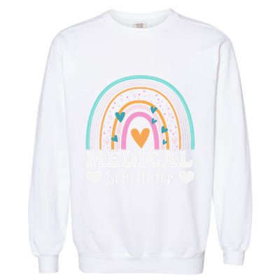 Funny Assistant Scheduler Application Day Medical Scheduler Garment-Dyed Sweatshirt