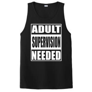 Funny Adult Supervision Needed PosiCharge Competitor Tank