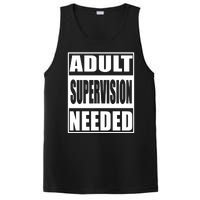 Funny Adult Supervision Needed PosiCharge Competitor Tank