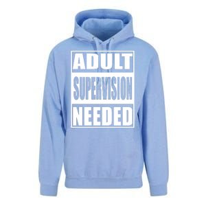 Funny Adult Supervision Needed Unisex Surf Hoodie