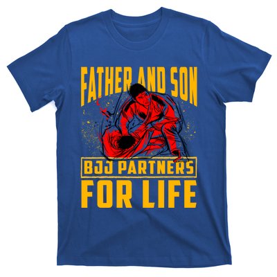 Father And Son Bjj Partners For Life Brazilian Jiujitsu Gift T-Shirt