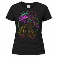 Funk And Soul Vintage 70s Costume Retro Afro Soul Music Women's T-Shirt