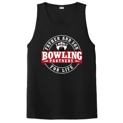 Father And Son Bowling Partners For Life Gift PosiCharge Competitor Tank