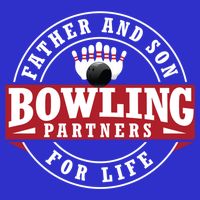Father And Son Bowling Partners For Life Gift Hoodie