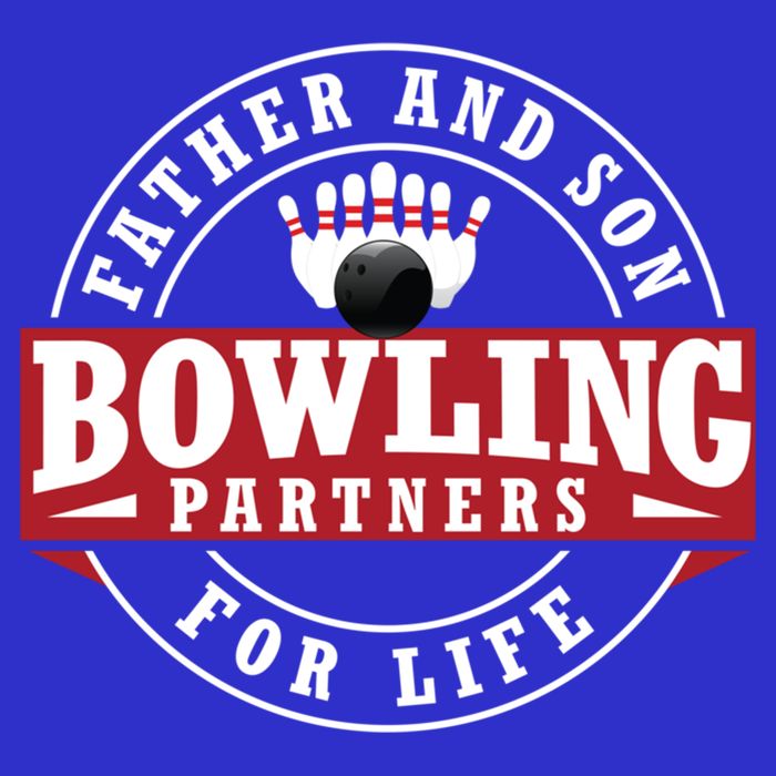 Father And Son Bowling Partners For Life Gift Hoodie