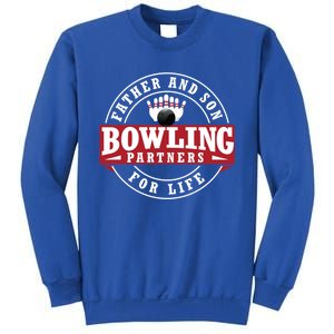 Father And Son Bowling Partners For Life Gift Sweatshirt