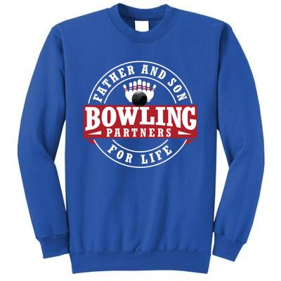 Father And Son Bowling Partners For Life Gift Sweatshirt