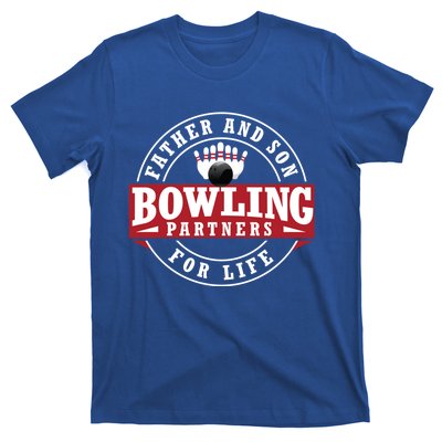 Father And Son Bowling Partners For Life Gift T-Shirt