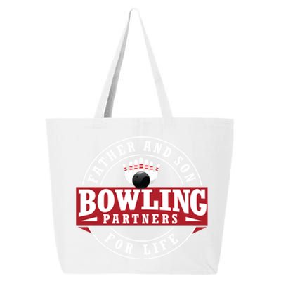 Father And Son Bowling Partners For Life Gift 25L Jumbo Tote