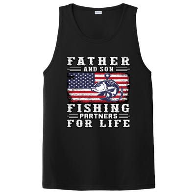 Father And Son Fishing Partners For Life Gift PosiCharge Competitor Tank