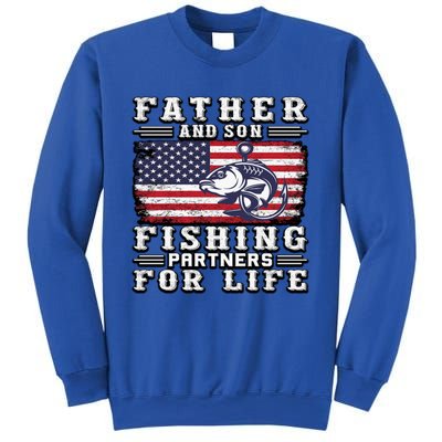 Father And Son Fishing Partners For Life Gift Sweatshirt