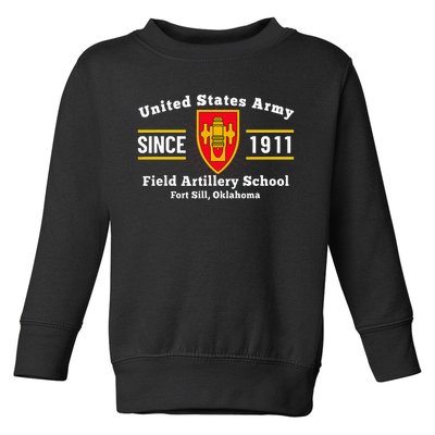 Field Artillery School King Of Battle Fort Sill Ok Toddler Sweatshirt