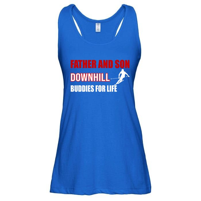 Father And Son Downhill Buddies For Life Gift Ladies Essential Flowy Tank