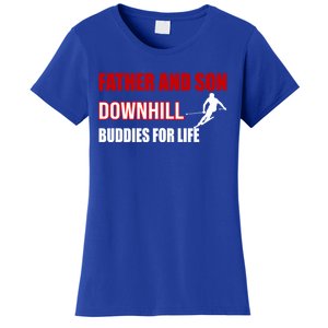 Father And Son Downhill Buddies For Life Gift Women's T-Shirt