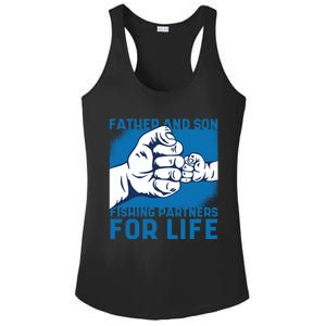 Father And Son Fishing Trip Fisher Family Great Gift Ladies PosiCharge Competitor Racerback Tank