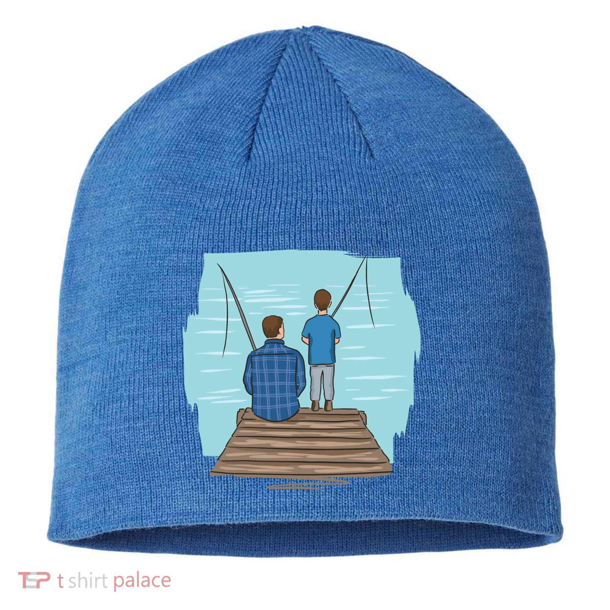 Father And Son Fishing Partners For Life Gift Sustainable Beanie
