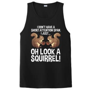 Funny ADHD Squirrel Design For Men Women Chipmunk Pet Lovers PosiCharge Competitor Tank