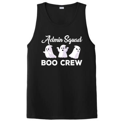 Funny Admin Squad Boo Crew Spooky Office Halloween Costume Gift PosiCharge Competitor Tank