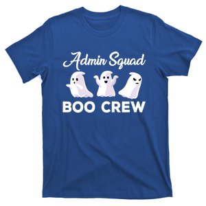 Funny Admin Squad Boo Crew Spooky Office Halloween Costume Gift T-Shirt