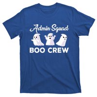 Funny Admin Squad Boo Crew Spooky Office Halloween Costume Gift T-Shirt