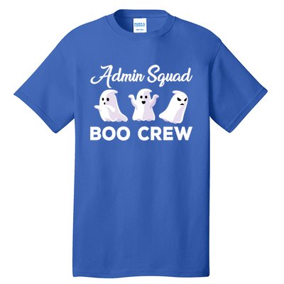 Funny Admin Squad Boo Crew Spooky Office Halloween Costume Gift Tall T-Shirt