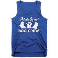 Funny Admin Squad Boo Crew Spooky Office Halloween Costume Gift Tank Top