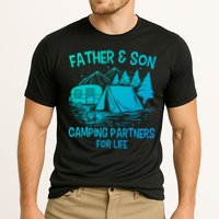 Father And Son Camping Partners For Life Gift Cooling Performance Crew T-Shirt