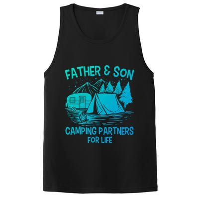Father And Son Camping Partners For Life Gift PosiCharge Competitor Tank