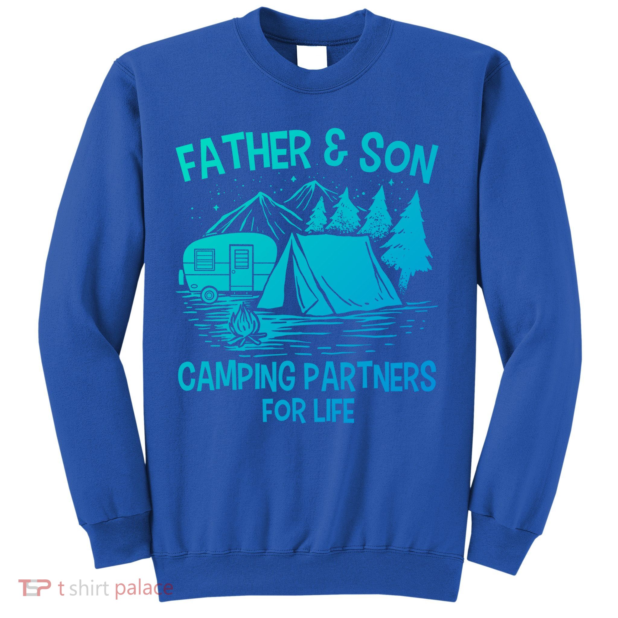 Father And Son Camping Partners For Life Gift Sweatshirt